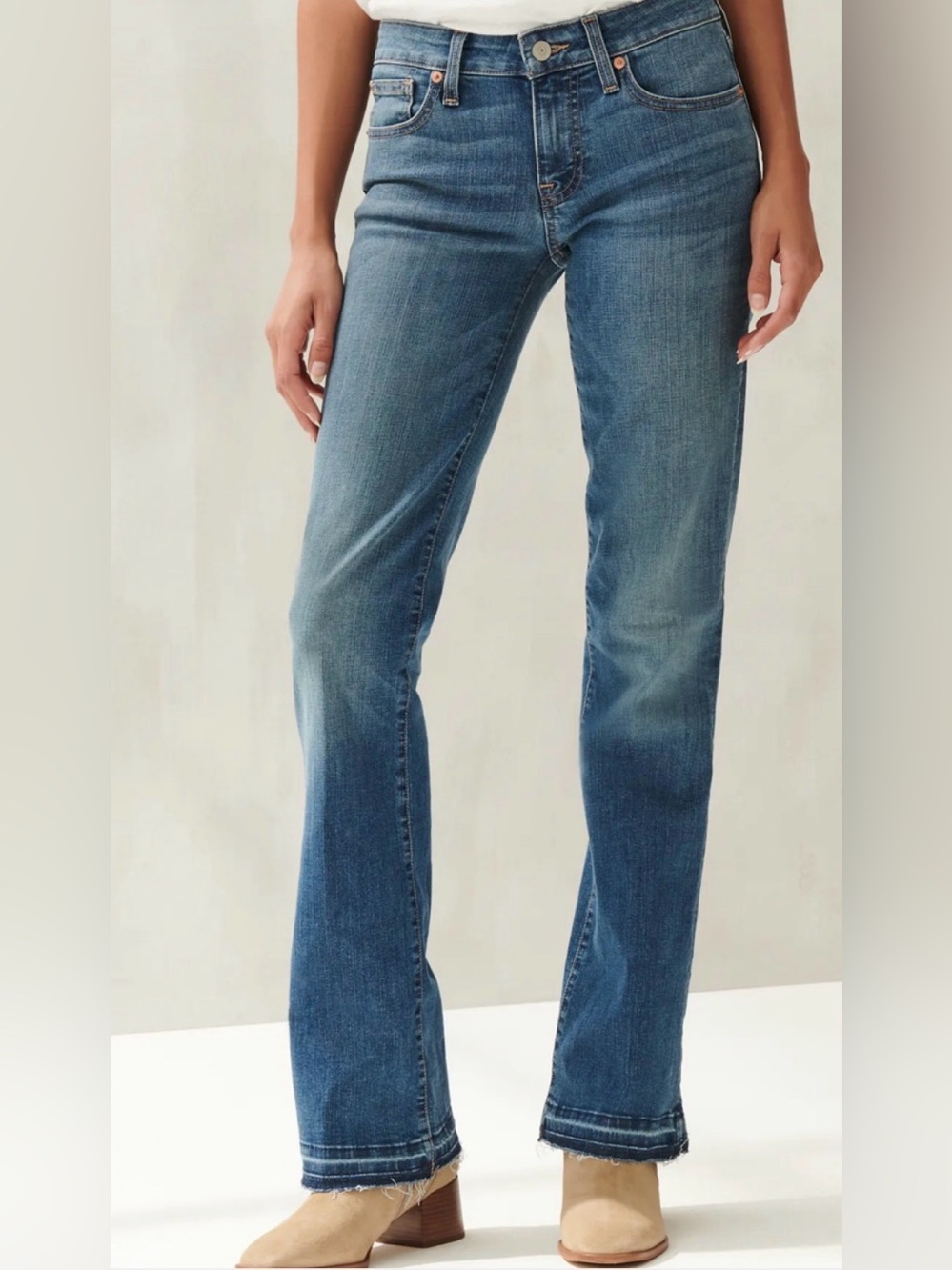 Lucky Brand LOW RISE BOOT LOLITA Jeans Size 27/4 Medium Wash Denim